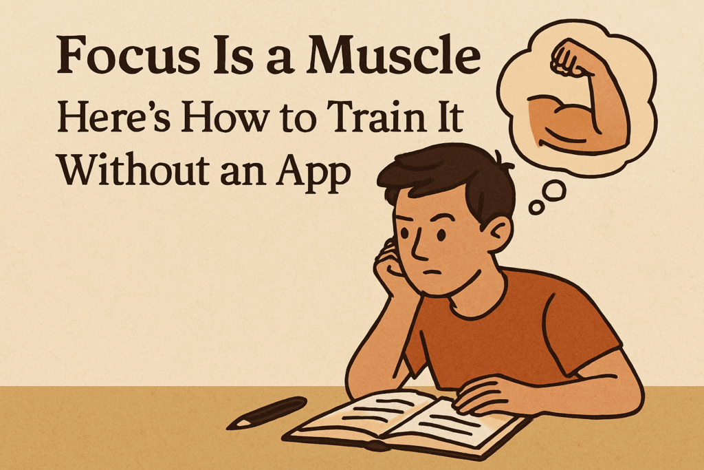 Focus Is a Muscle – Here’s How to Train It Without an App