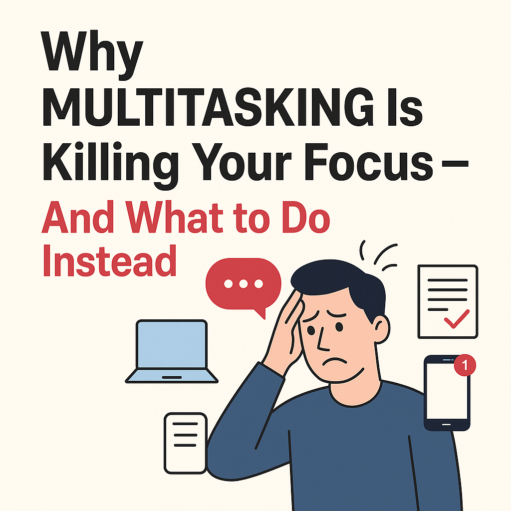 Why Multitasking Is Killing Your Focus
